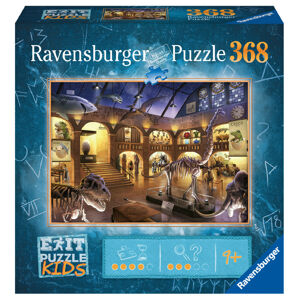 RAVENSBURGER PUZZLE 129256 Exit KIDS Puzzle: Noc v muzeu 368 dílků