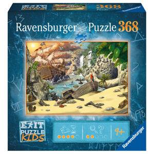 RAVENSBURGER PUZZLE 129546 Exit KIDS Puzzle: Piráti 368 dílků