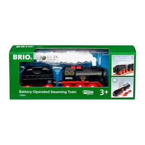 BRIO WORLD 33884 Parní lokomotiva s vodní nádrží na baterie