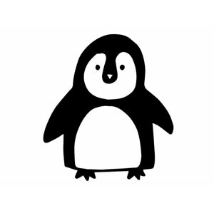 ELIS DESIGN Nálepky na zeď varianta: tučňák