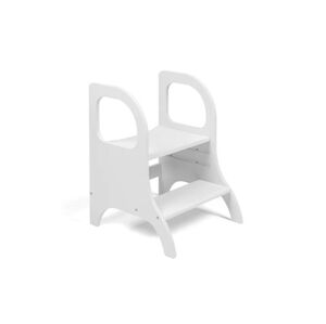 Ette Tete Malá rostoucí učící věž 2v1 - schůdky + židle barva: Bílá