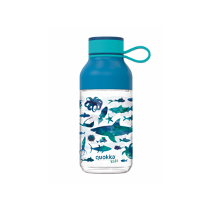 Quokka Plastová láhev Ice Kids s poutkem Sea Animals 430 ml