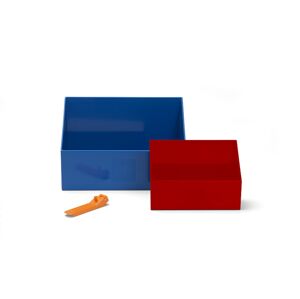 LEGO naběrač na kostičky - červená/modrá, set 2ks