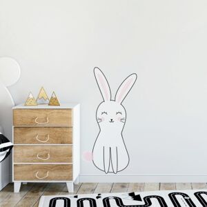 Yokodesign Nálepka na zeď - barevné postavičky - králíček Velikost: velká - L