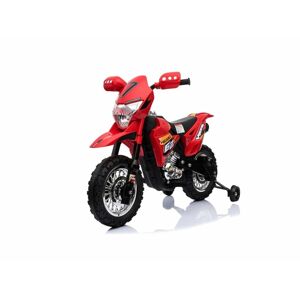 mamido Dětská elektrická motorka Cross červená