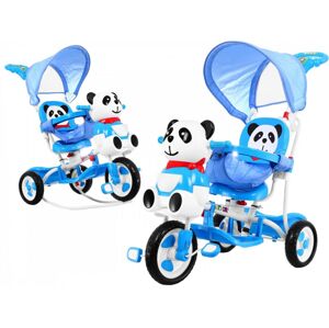 mamido Dětská tříkolka Panda se zvukovými efekty modrá