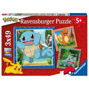 RAVENSBURGER PUZZLE 055869 Vypusťte Pokémony 3x49 dílků