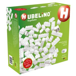Smartlife HUBELINO Kuličková dráha - kostky bílé 120 ks