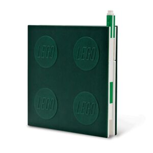Smartlife LEGO Zápisník s gelovým perem jako klipem - zelený