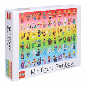 DVĚDĚTI Chronicle Books Puzzle LEGO® Duhové minifigurky 1000 dílků