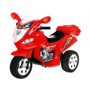 mamido Dětská elektrická motorka skútr červený
