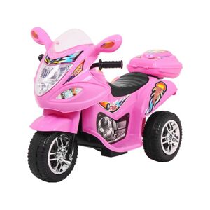 mamido Dětská elektrická motorka skútr růžový