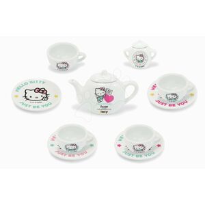Porcelánová čajová souprava Hello Kitty Smoby 12dílná z kvalitního porcelánu