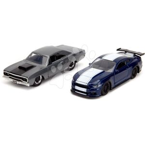 Autíčka Ford Mustang a Plymouth Road Runner Fast & Furious Twin Pack Jada kovová délka 12 cm 1:32