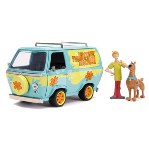 Autíčko Scooby-Doo Mystery Van Jada kovové s otevíracími dveřmi a 2 figurkami délka 16 cm 1:24