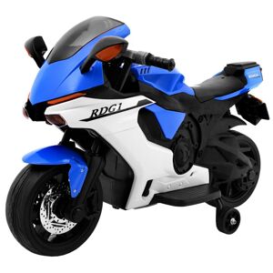 mamido Dětská elektrická motorka R1 Superbike modrá