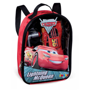 Smoby batoh pro děti s nářadím Auta 3 a skládací autíčko McQueen