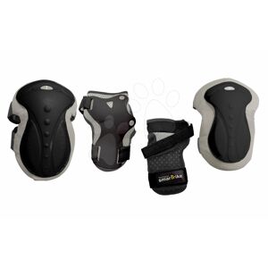 smarTrike chrániče Safety Gear set M na kolena a zápěstí z ergonomického plastu černé 4002005