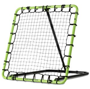 Odrazová síť fotbalová Tempo multisport rebounder Exit Toys polohovatelná ocelľový rám 100*100 cm