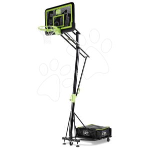 Basketbalová konstrukce s deskou a flexibilním košem Galaxy portable basketball black edition Exit Toys ocelová přenosná nastavitelná výška