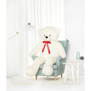 mamido  Velký plyšový medvěd XL Bueno bílý 170 cm