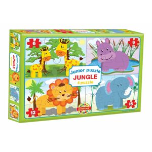 Dohány puzzle Junior Jungle 4 Zvířátka z džungle 502-10