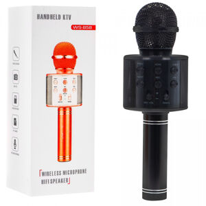 mamido  Bezdrátový karaoke mikrofon černý