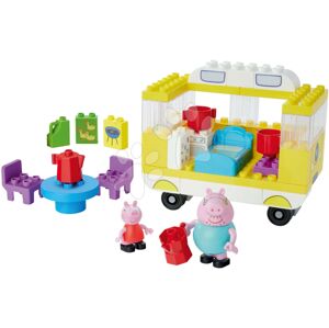 Stavebnice Peppa Pig Campervan PlayBig Bloxx BIG auto karavan s výbavou a 2 postavičky 52 dílů od 1,5-5 let