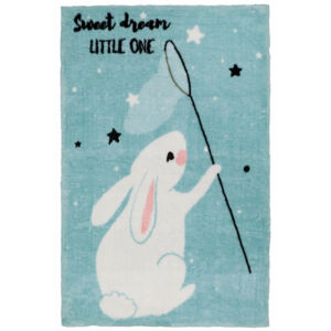 ELIS DESIGN Dětský koberec - Bílý králíček rozměr: 90x130
