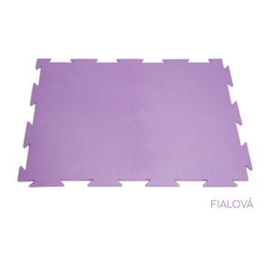 ELIS DESIGN Pěnová puzzle podložka barevná - nízká barva: fialová