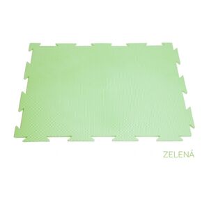 ELIS DESIGN Pěnová puzzle podložka barevná - nízká barva: Zelená