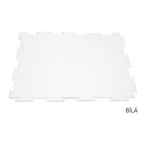 ELIS DESIGN Pěnová puzzle podložka barevná - nízká barva: Bílá