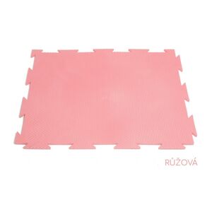 ELIS DESIGN Pěnová puzzle podložka barevná - nízká barva: růžová