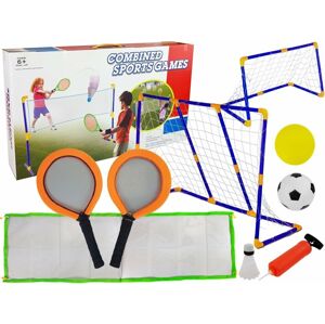 mamido  Sportovní sada 3v1 Badminton Volejbal Fotbal