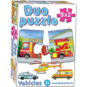 Dohány baby puzzle 2-obrázkové Duo Dopravní prostředky 638-2