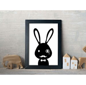 ELIS DESIGN sherlock králík na plakátě rozměr: 50 x 70 cm