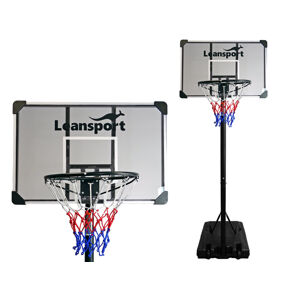 mamido  Basketbalový zahradní koš na kolečkách 260 cm černý