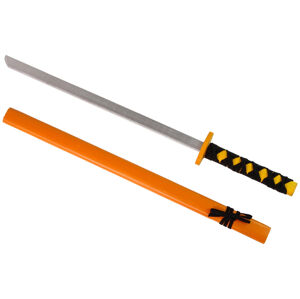 mamido  Dřevěný meč rekvizita pro rytíře 73 cm oranžový