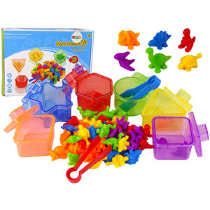 mamido  Vzdělávací Montessori hračka Třídění dinosaurů 48 kusů