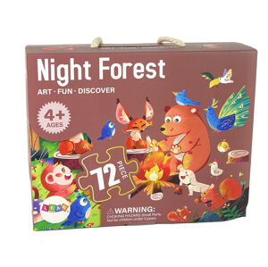 mamido  Dětské puzzle lesní zvířátka 72 dílků
