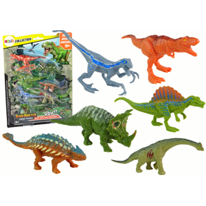 mamido  Sada barevných figurek Dinosaurů 6 ks