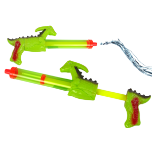 mamido  Dětská vodní pistole Dinosaur 40 cm zelená