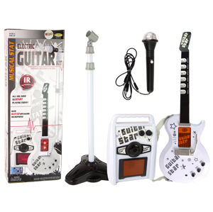 mamido  Elektrická kytara s mikrofonem pro děti