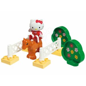 Stavebnice PlayBIG Bloxx Starter Box BIG Hello Kitty na dostizích s koníkem od 1,5-5 let