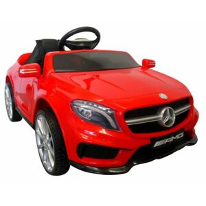 mamido  Elektrické autíčko Mercedes GLA45 červené s měkkými koly EVA a pohodlným sedadlem - Licencované
