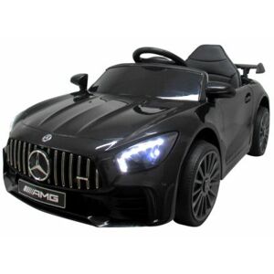 mamido  Elektrické autíčko Mercedes GTR-S černé s měkkými koly EVA a pohodlným sedačkem s licencí