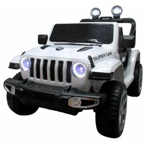 mamido  Elektrické autíčko Jeep X4 4x4 bílý
