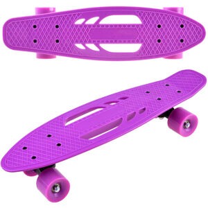 mamido  Skateboard Fiszka pro děti fialový