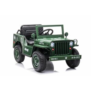 mamido  Elektrické autíčko JH-103 vojenská zelená 4x4