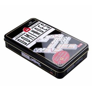 mamido  Logická Hra Domino v Kovové Krabičce 28 Dílů